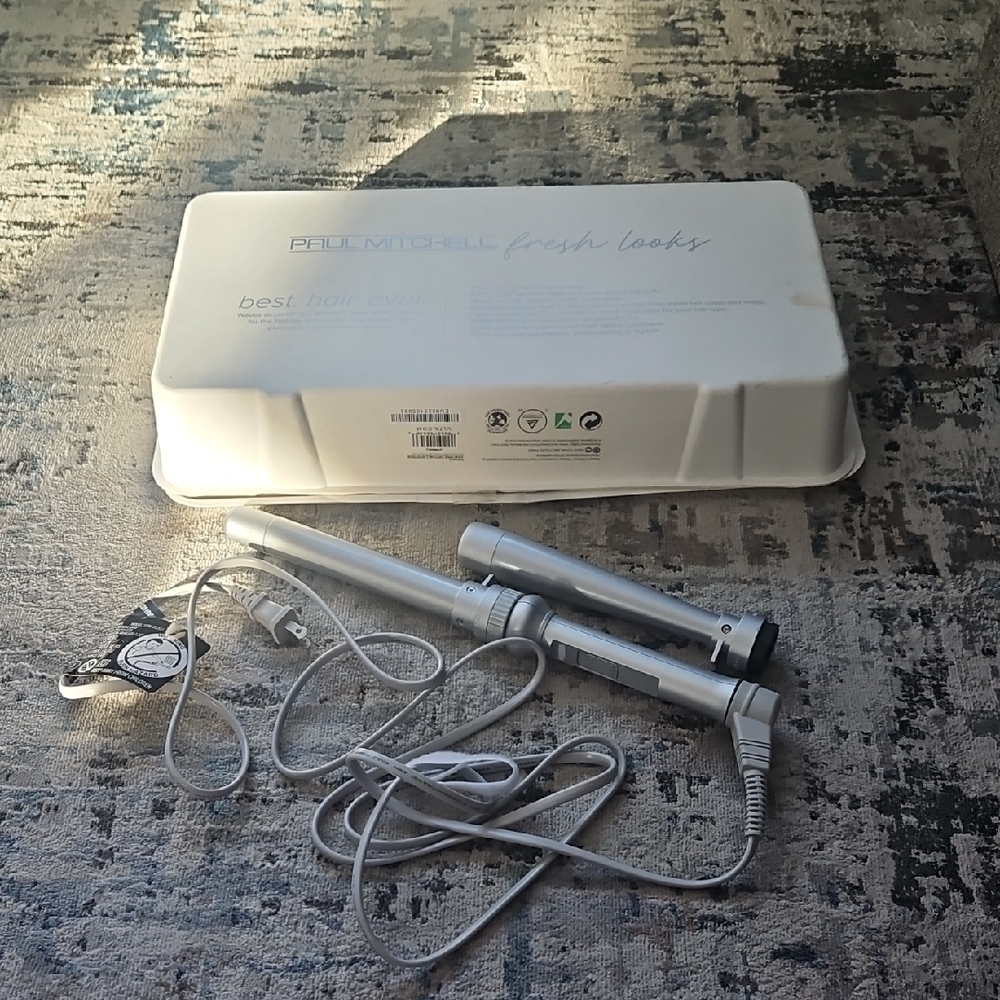 Paul Mitchell Silver Curling Iron Duo
